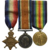 WW1 1914-15 Star Medal Trio - Cpl. E. Richardson, King's Royal Rifle Corps