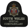 South Wales Special Constabulary Cloth Bell Patch Badge