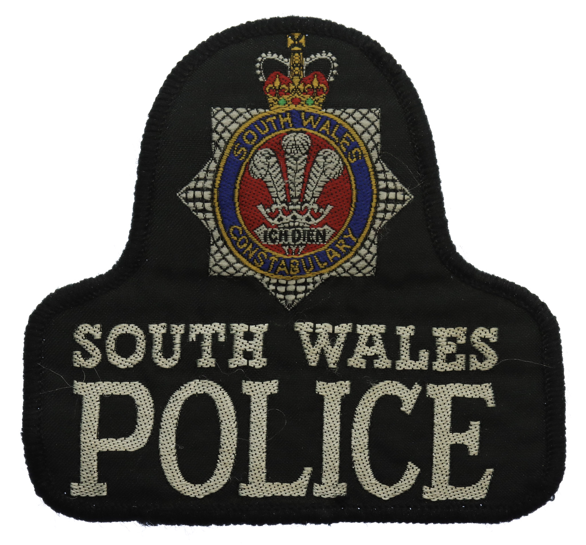 South Wales Constabulary Police Cloth Bell Patch Badge