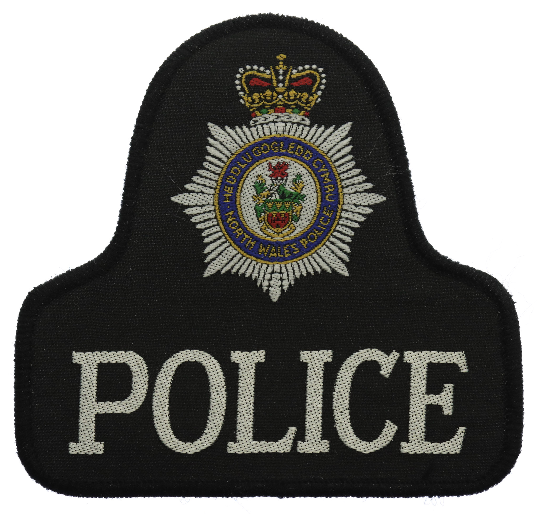 North Wales Police Cloth Bell Patch Badge