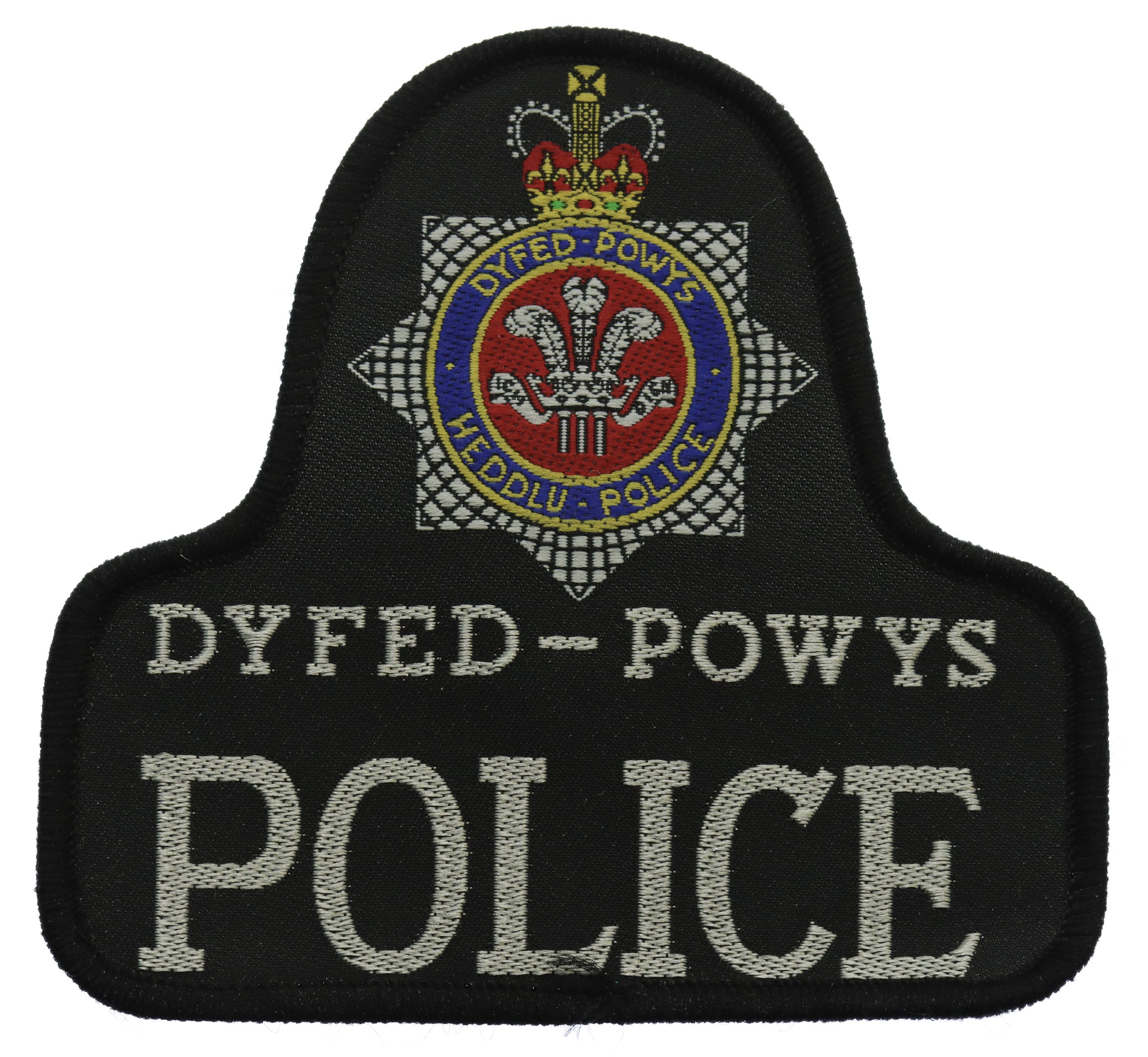 Dyfed-Powys Police Cloth Bell Patch Badge