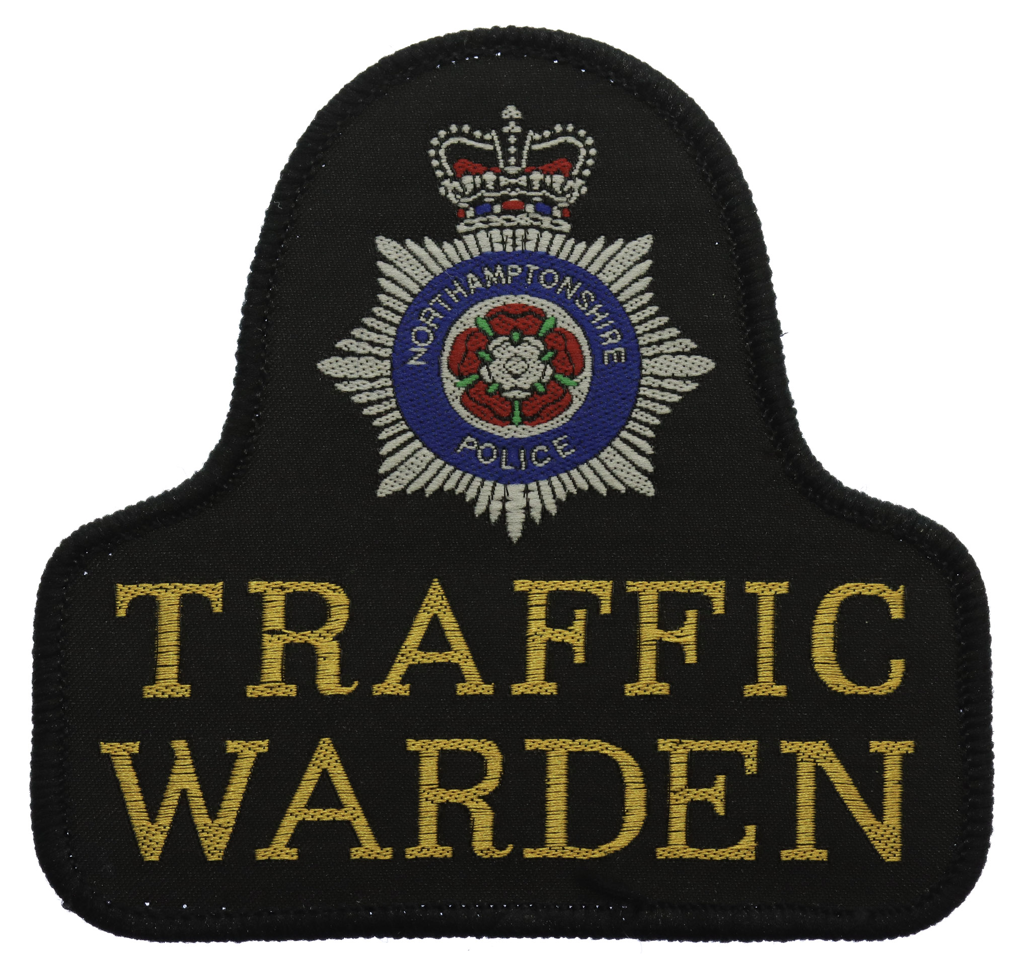 Northamptonshire Police Traffic Warden Cloth Bell Patch Badge