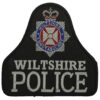 Wiltshire Constabulary Police Cloth Bell Patch Badge