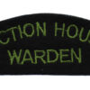 Metropolitan Police Section House Warden Cloth Shoulder Title