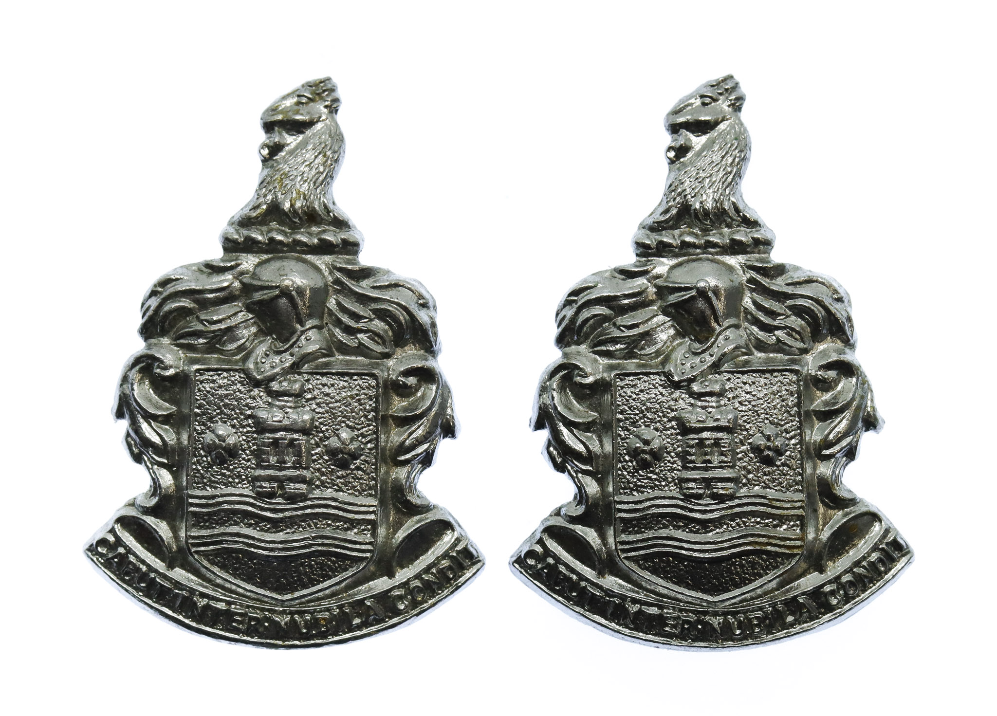 Pair of Gateshead Borough Police Collar Badges