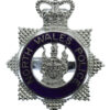 North Wales Police Senior Officer's Enamelled Cap Badge - Queen's Crown