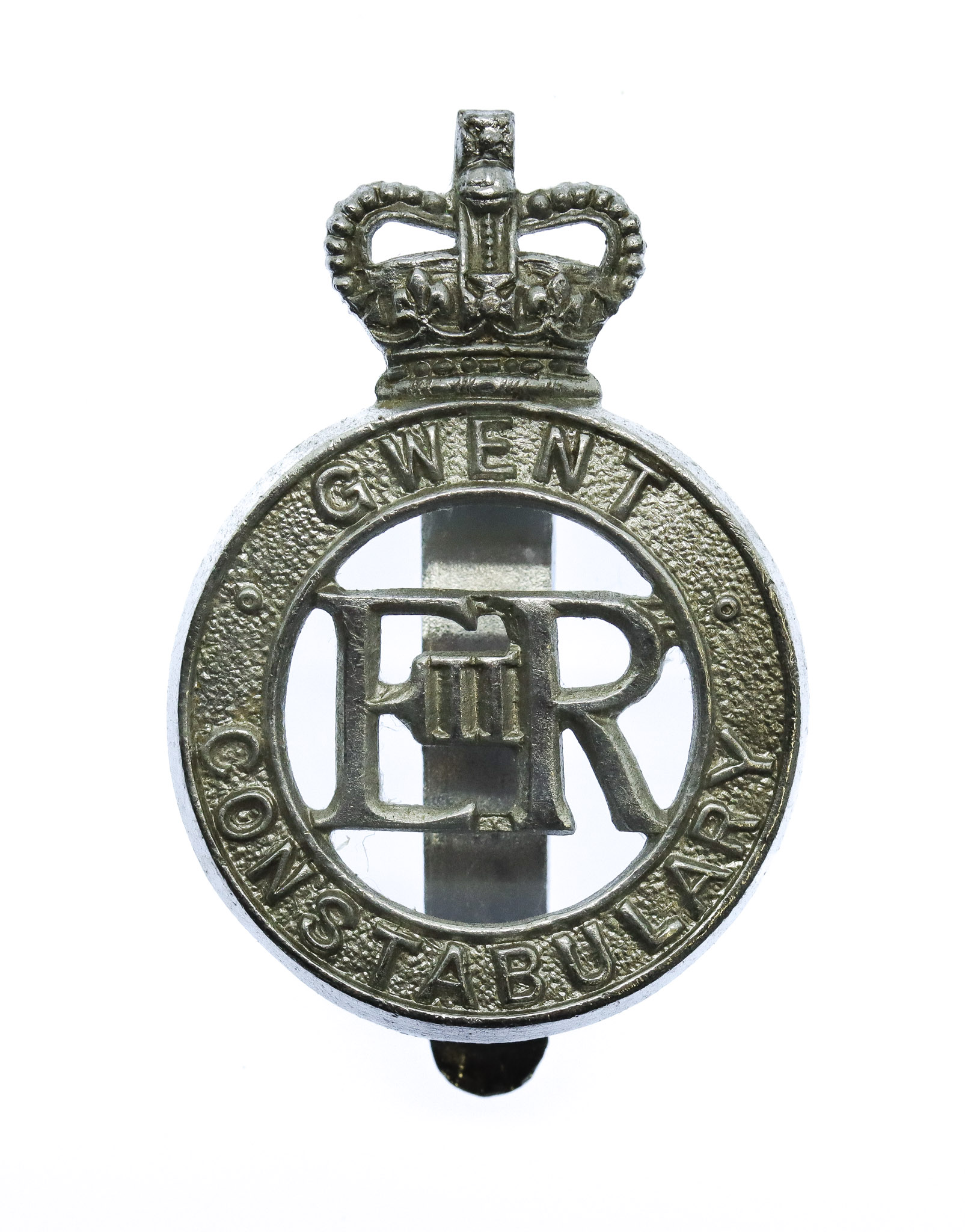 Gwent Constabulary Small Size Cap Badge - Queen's Crown