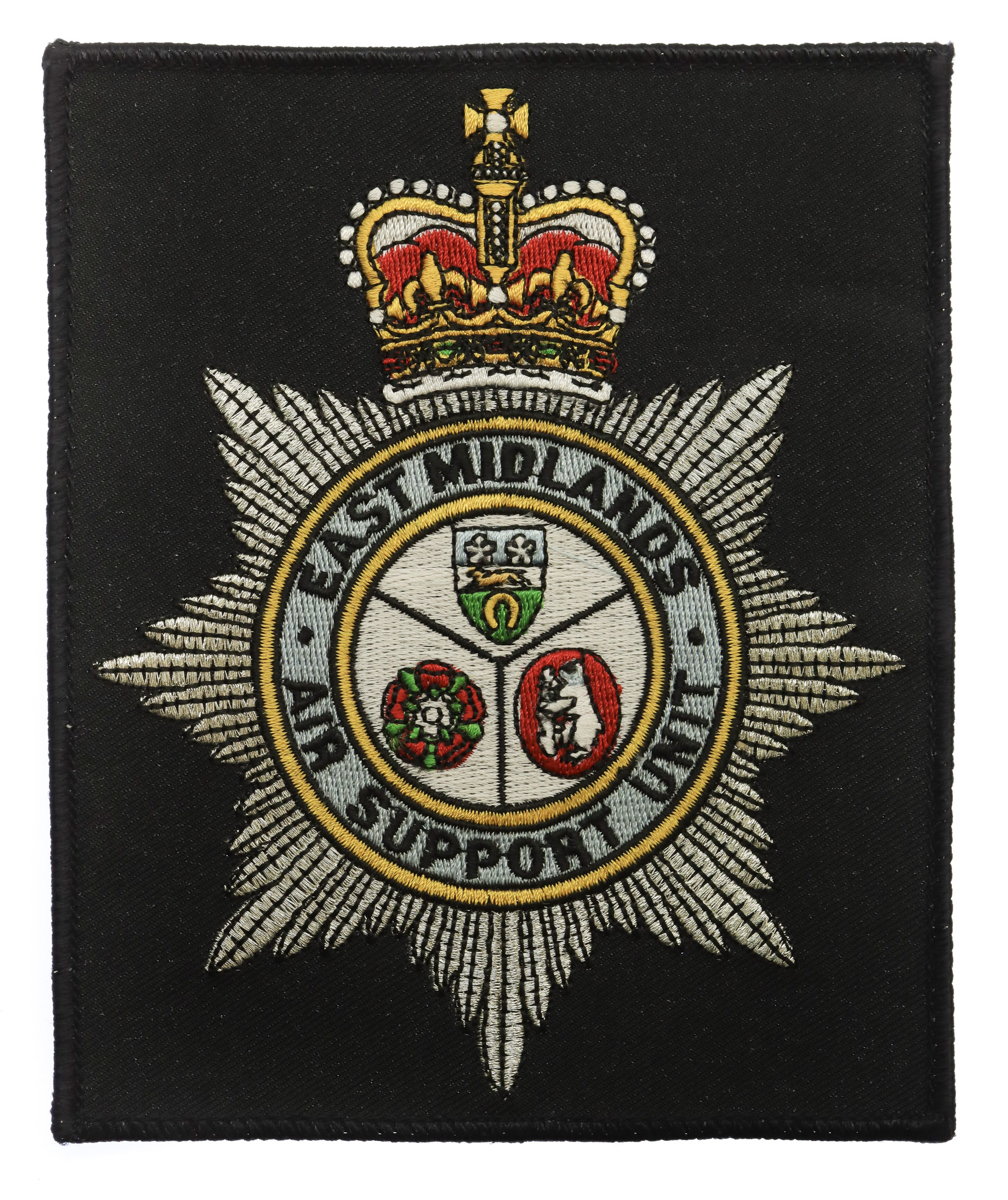 East Midlands Air Support Unit Cloth Patch Badge