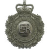 Devon Constabulary Wreath Helmet Plate - Queen's Crown