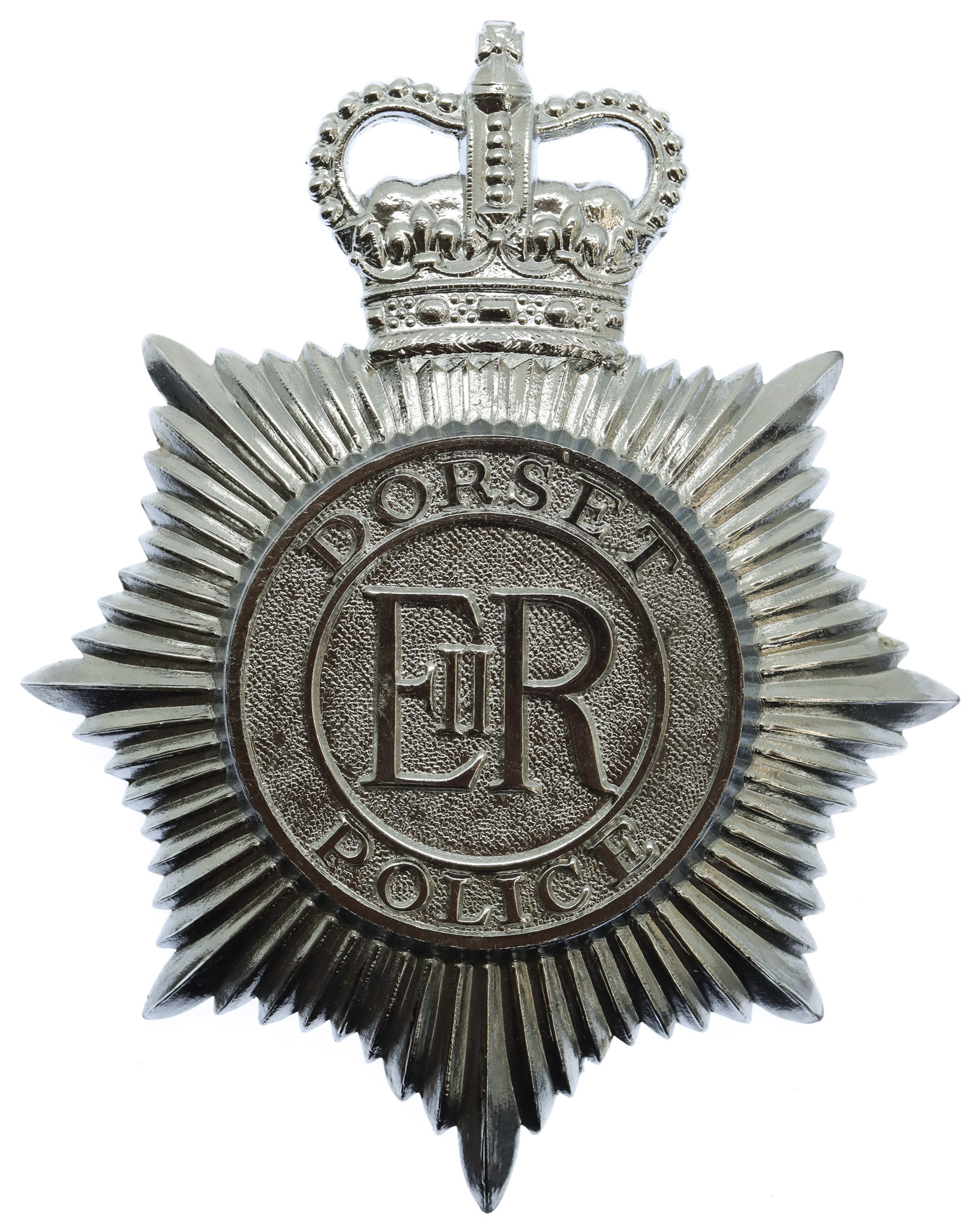Dorset Police Helmet Plate - Queen's Crown