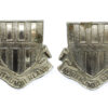 Pair of Northumberland Constabulary Collar Badges