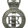 Nottinghamshire Constabulary Cap Badge - Queen's Crown