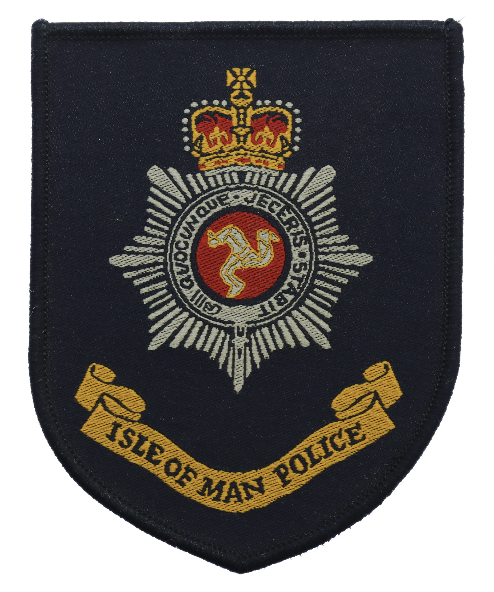 Isle of Man Police Cloth Patch Badge
