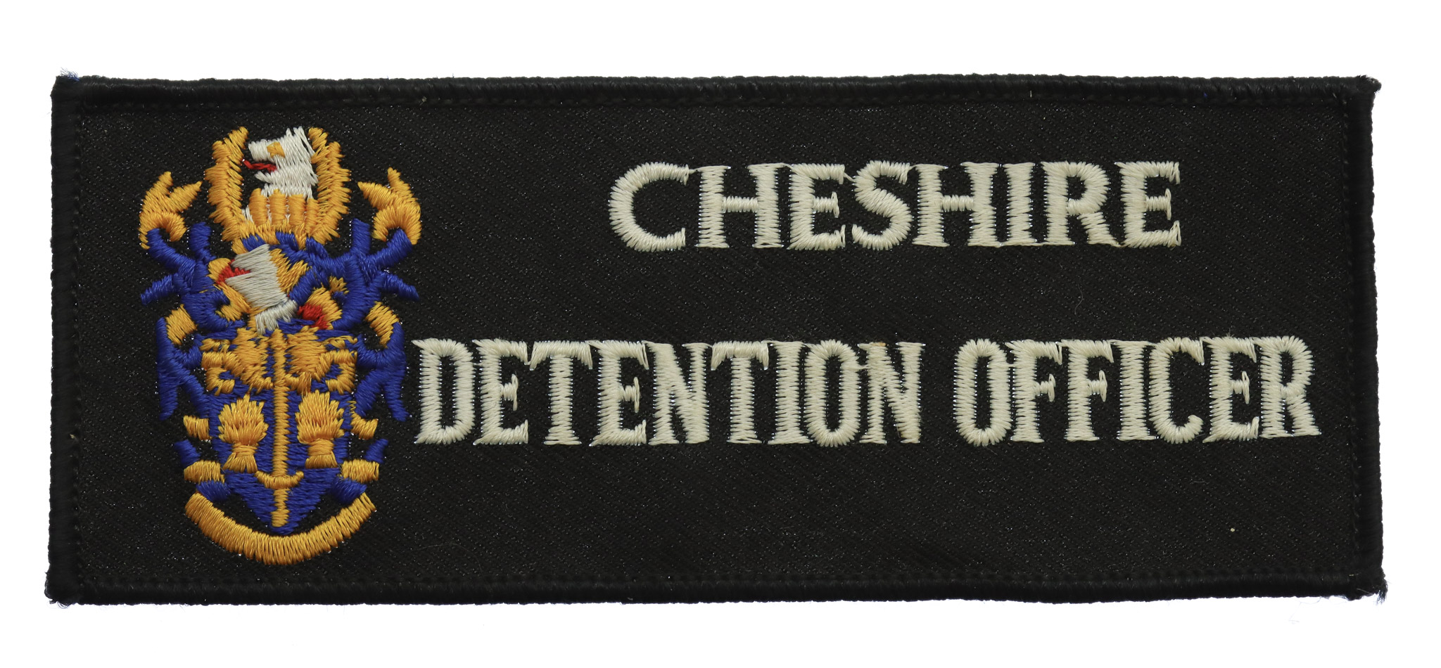Cheshire Constabulary Detention Officer Cloth Patch Badge