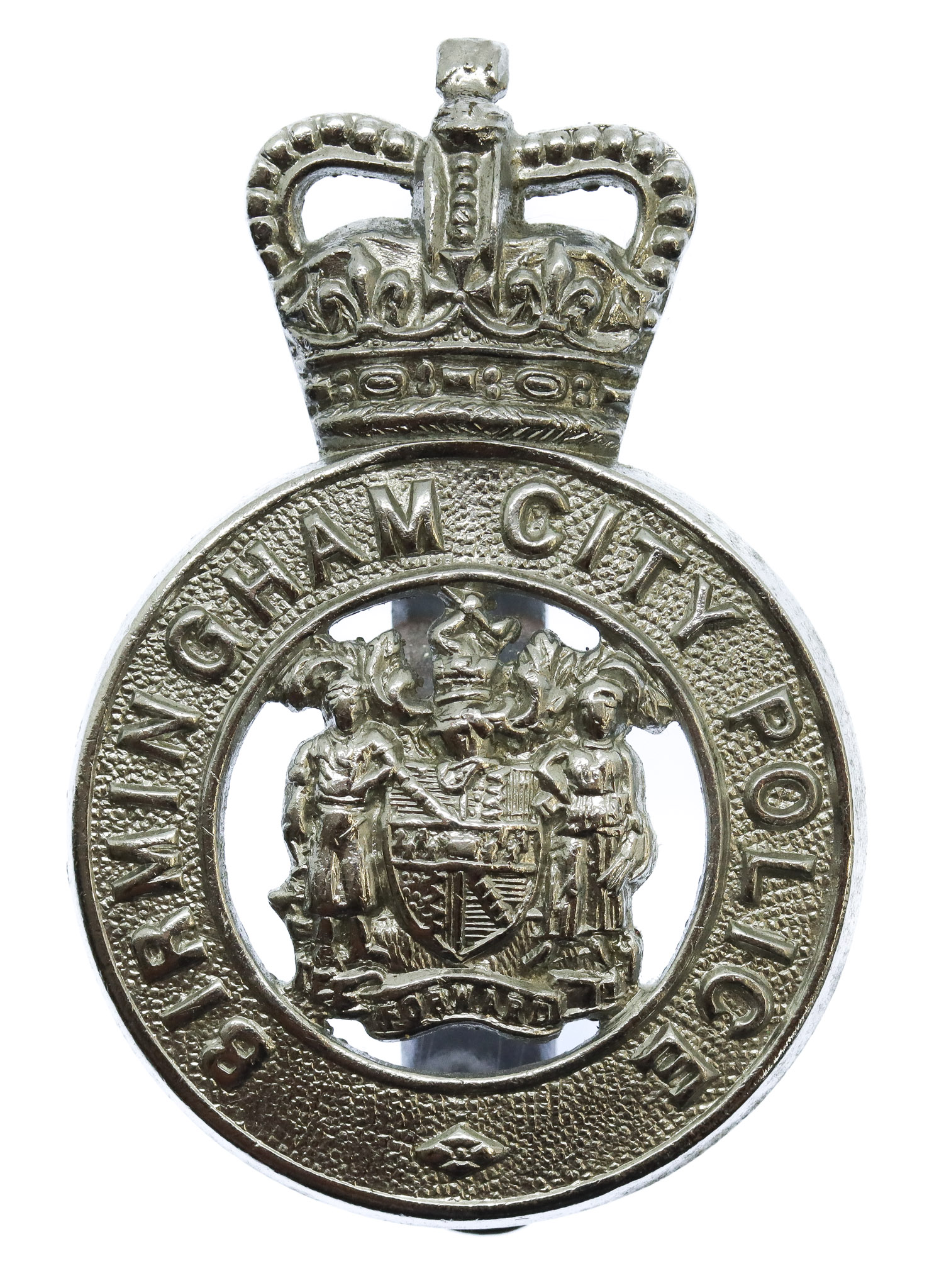 Birmingham City Police Cap Badge - Queen's Crown