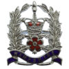 Hampshire Constabulary Sergeants Enamelled Cap Badge - Queen's Crown