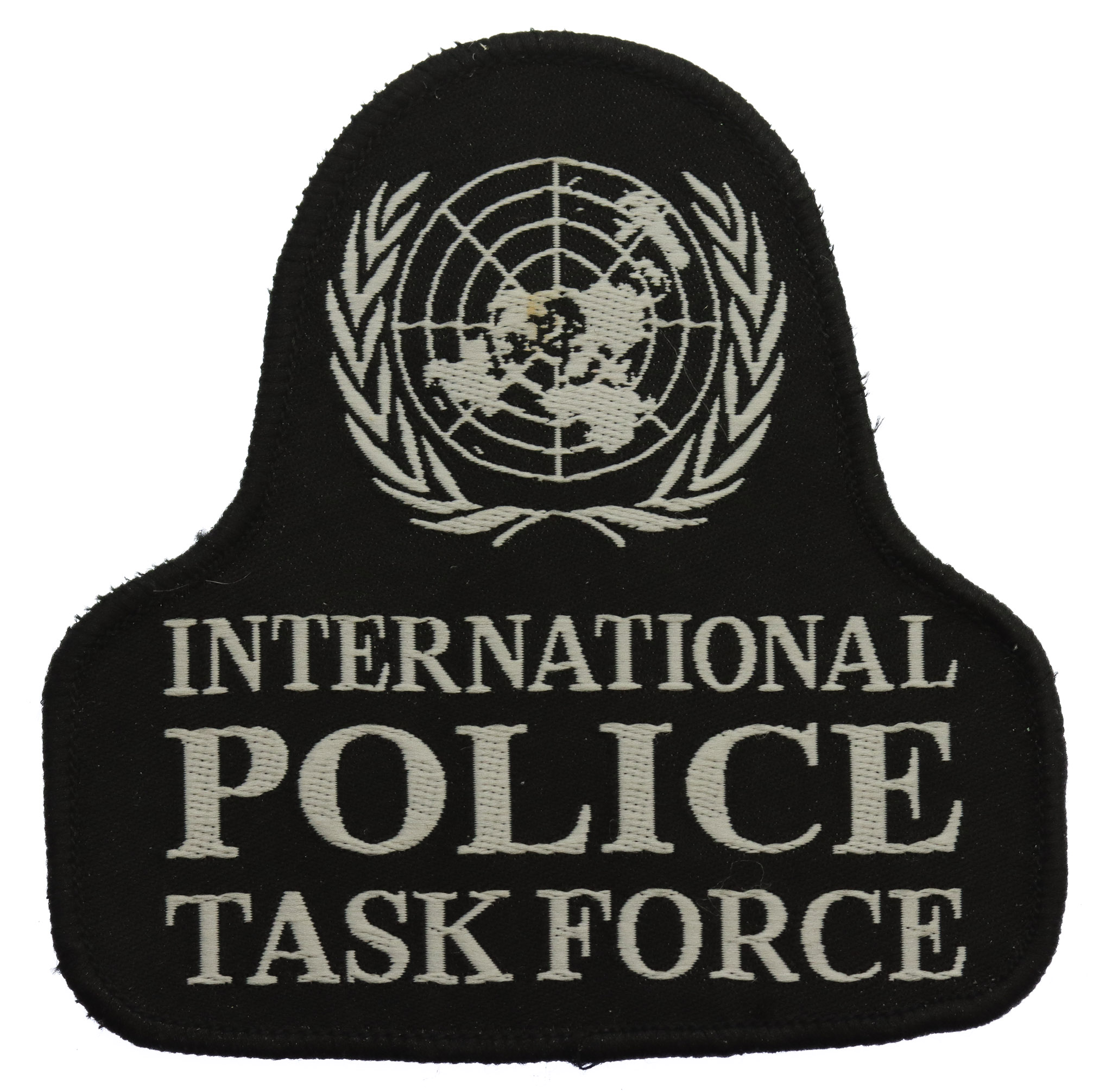 United Nations International Police Task Force Cloth Bell Patch Badge