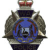Western Australia Police Enamelled Hat Badge - Queen's Crown