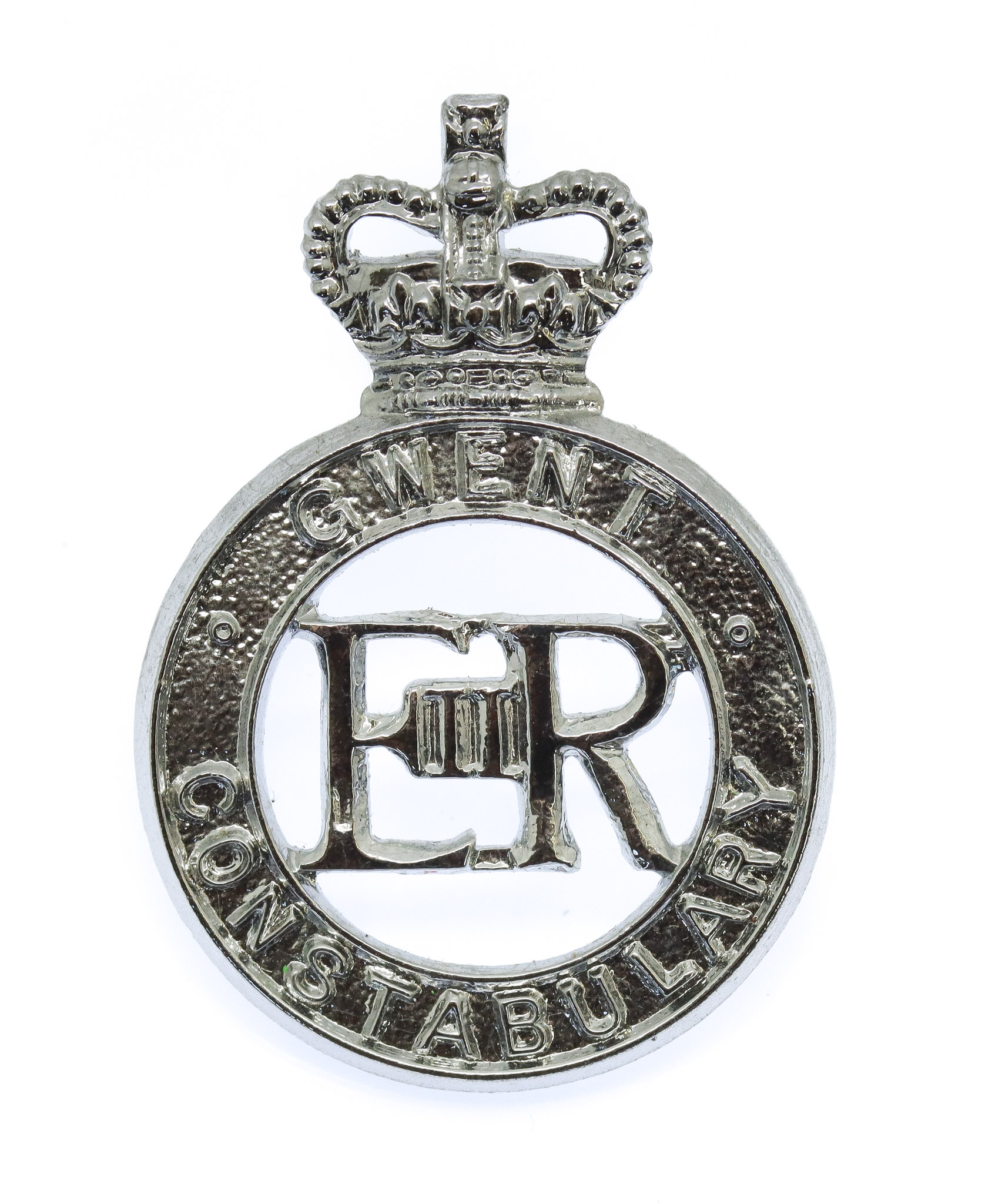 Gwent Constabulary Small Size Cap Badge - Queen's Crown
