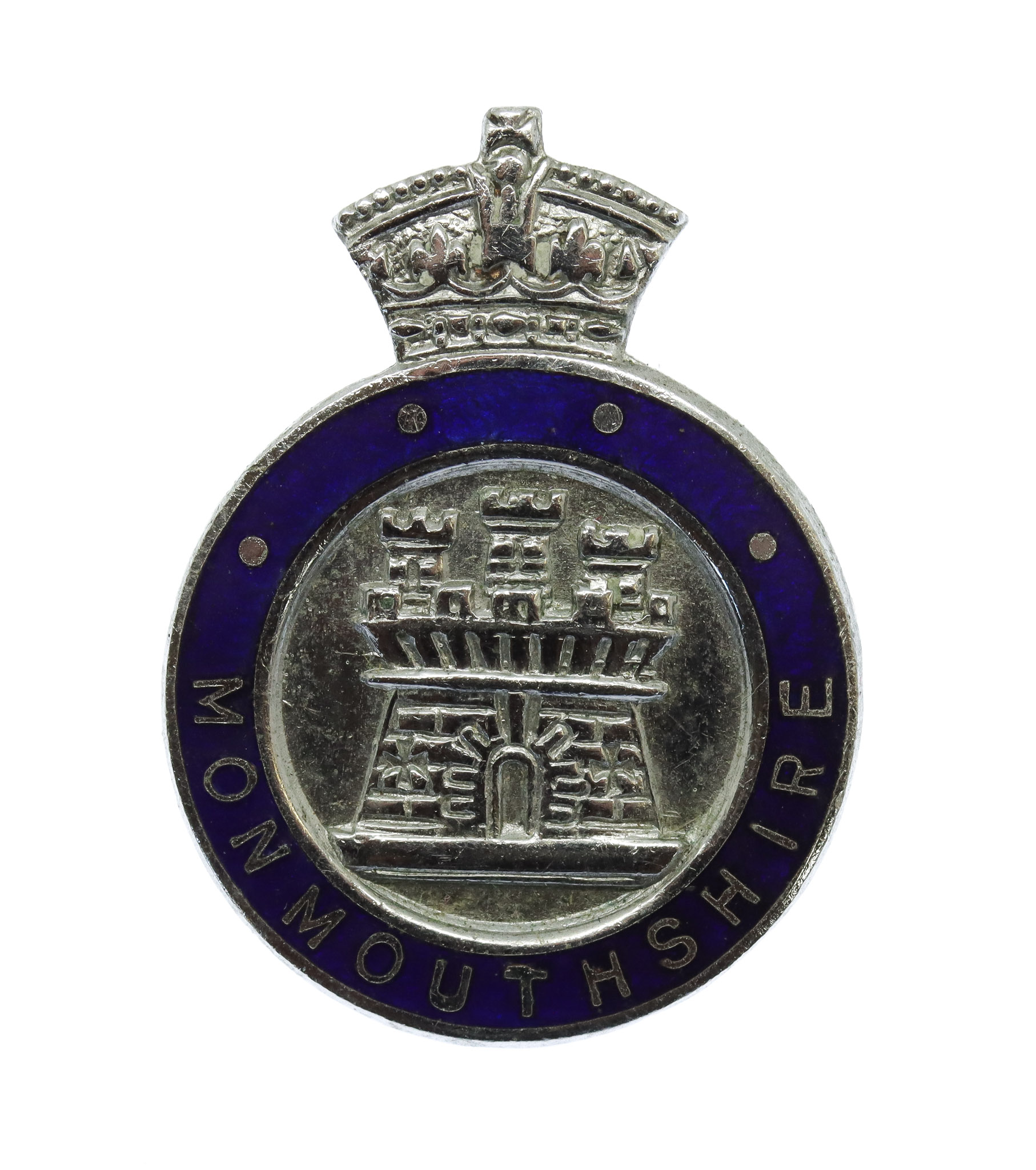 Monmouthshire Constabulary Enamelled Collar/Epaulette Badge