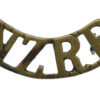 New Zealand Rifle Brigade (N.Z.R.B.) Shoulder Title