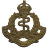 Royal New Zealand Army Medical Corps Cap Badge - King's Crown