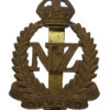 New Zealand Expeditionary Force (N.Z.E.F.) Cap Badge - King's Crown 