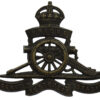 Royal Australian Artillery Cap Badge - King's Crown
