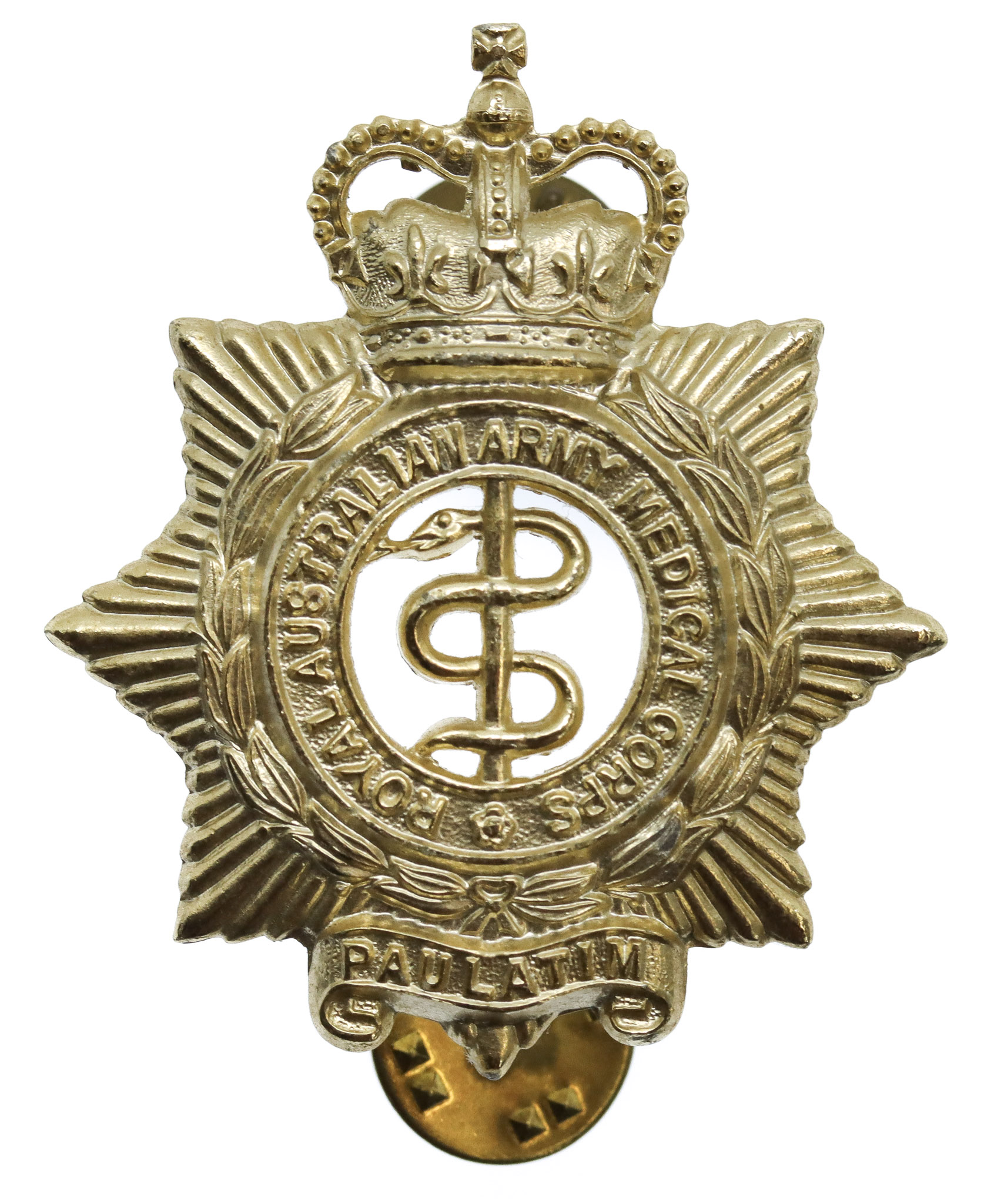Royal Australian Army Medical Corps Anodised (Staybrite) Cap Badge