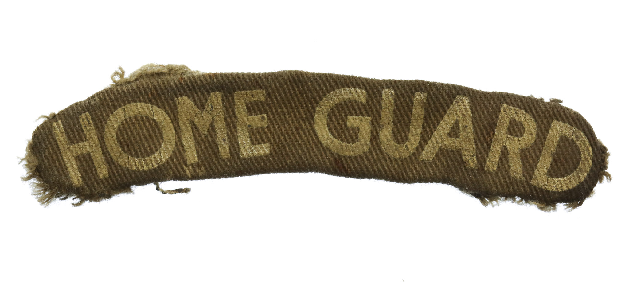 Home Guard (HOME GUARD) WW2 Painted Cloth Shoulder Title