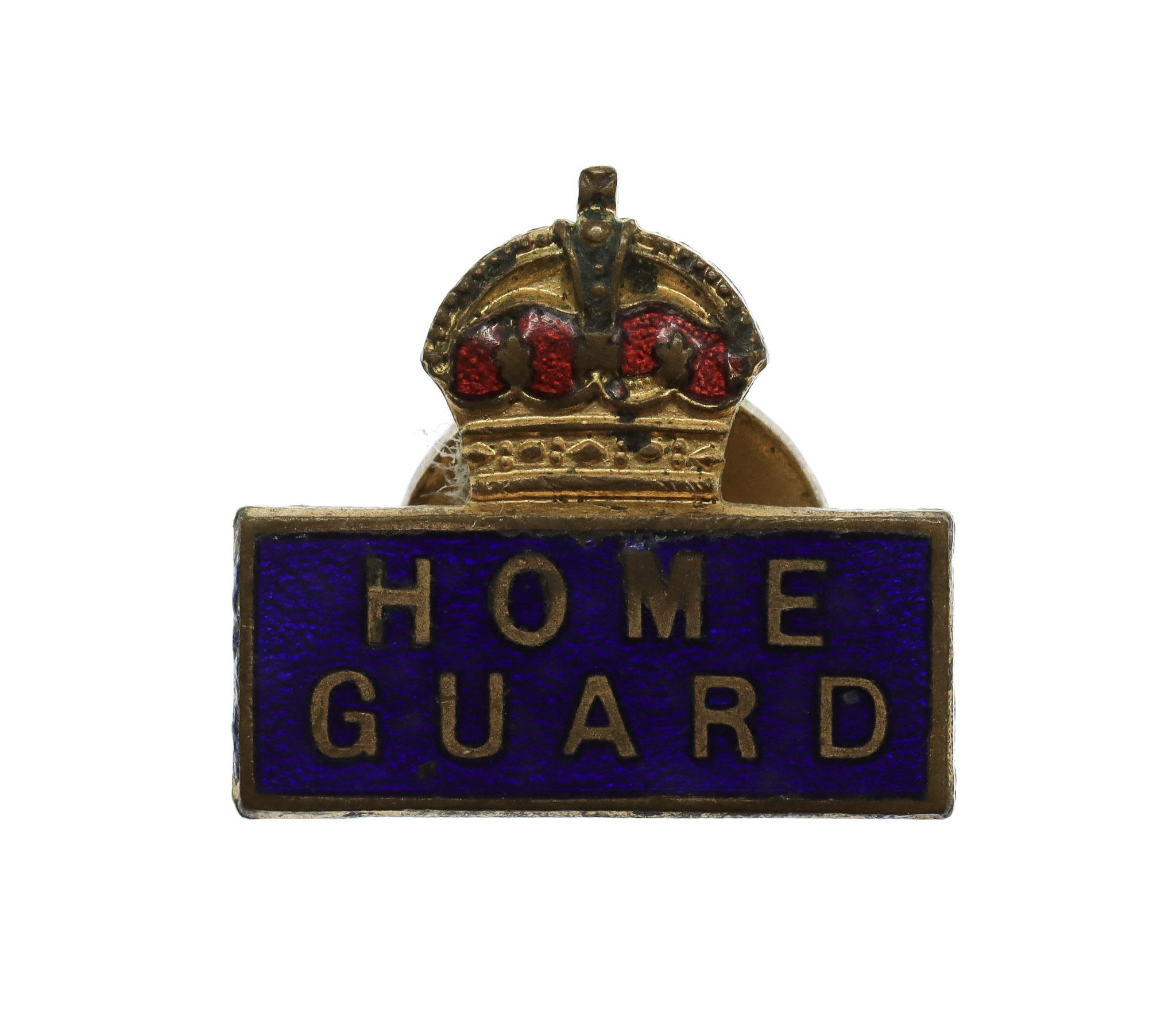 WW2 Home Guard (HOME GUARD) Enamelled Lapel Badge