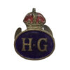 WW2 Home Guard (H.G.) Enamelled Lapel Badge