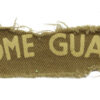 Home Guard (HOME GUARD) WW2 Painted Cloth Shoulder Title
