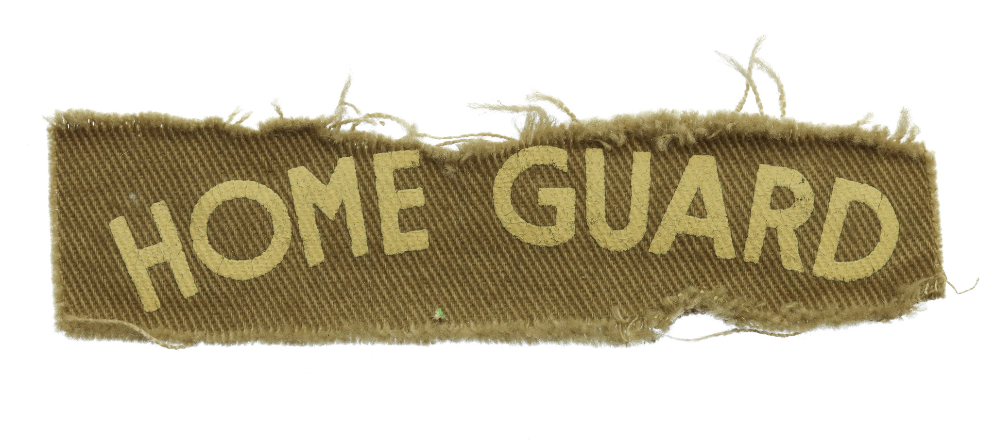 Home Guard (HOME GUARD) WW2 Painted Cloth Shoulder Title