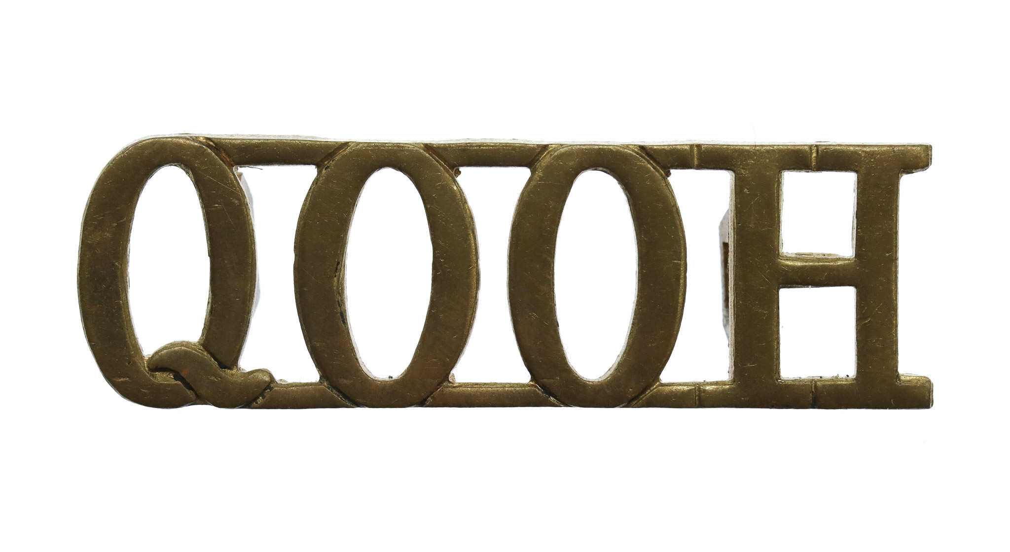 Queen's Own Oxfordshire Hussars (Q.O.O.H.) Shoulder Title