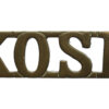 King's Own Scottish Borderers (K.O.S.B.) Shoulder Title
