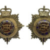 Pair of Royal Corps of Transport (R.C.T.) Officer's Collar Badges