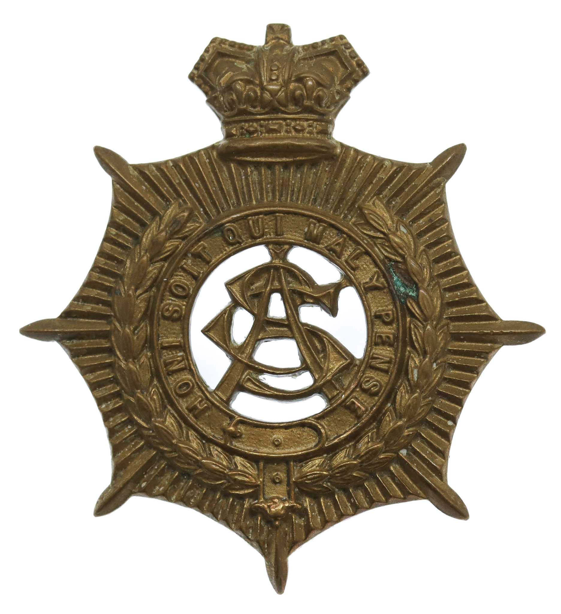 Victorian Army Service Corps (A.S.C.) Cap Badge
