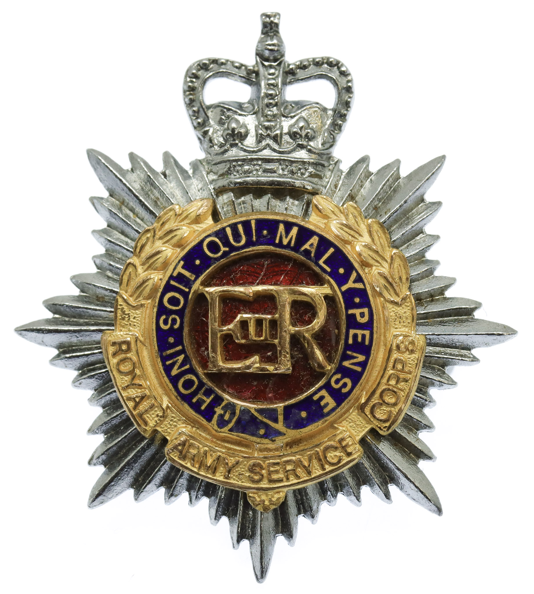 EIIR Royal Army Service Corps (R.A.S.C.) Officer's Cap Badge