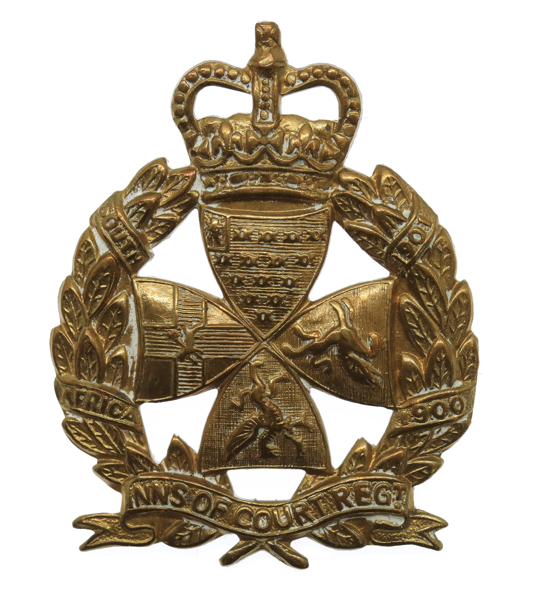 Inns of Court Regiment Cap Badge - Queen's Crown