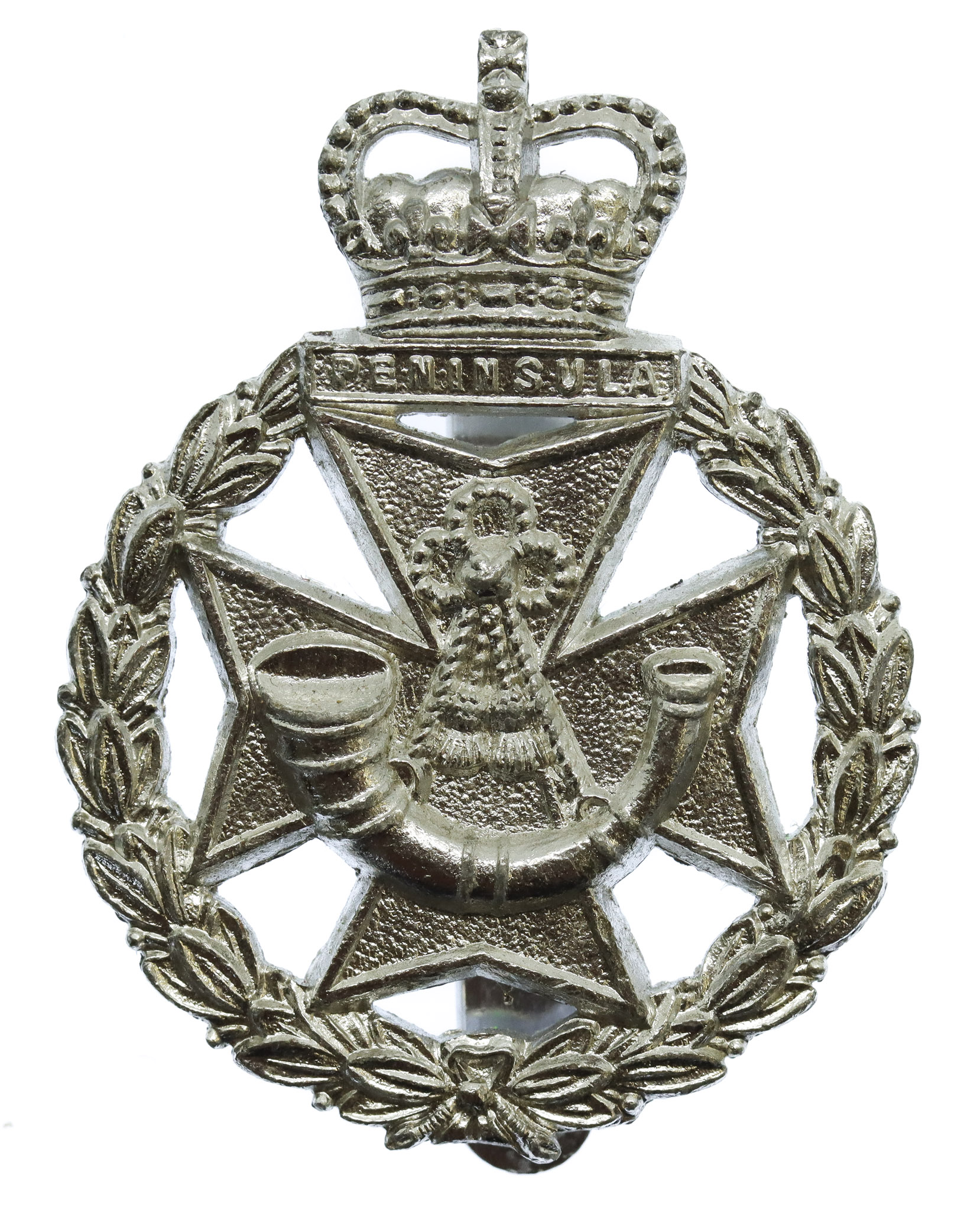 Green Jackets Brigade Anodised (Staybrite) Cap Badge