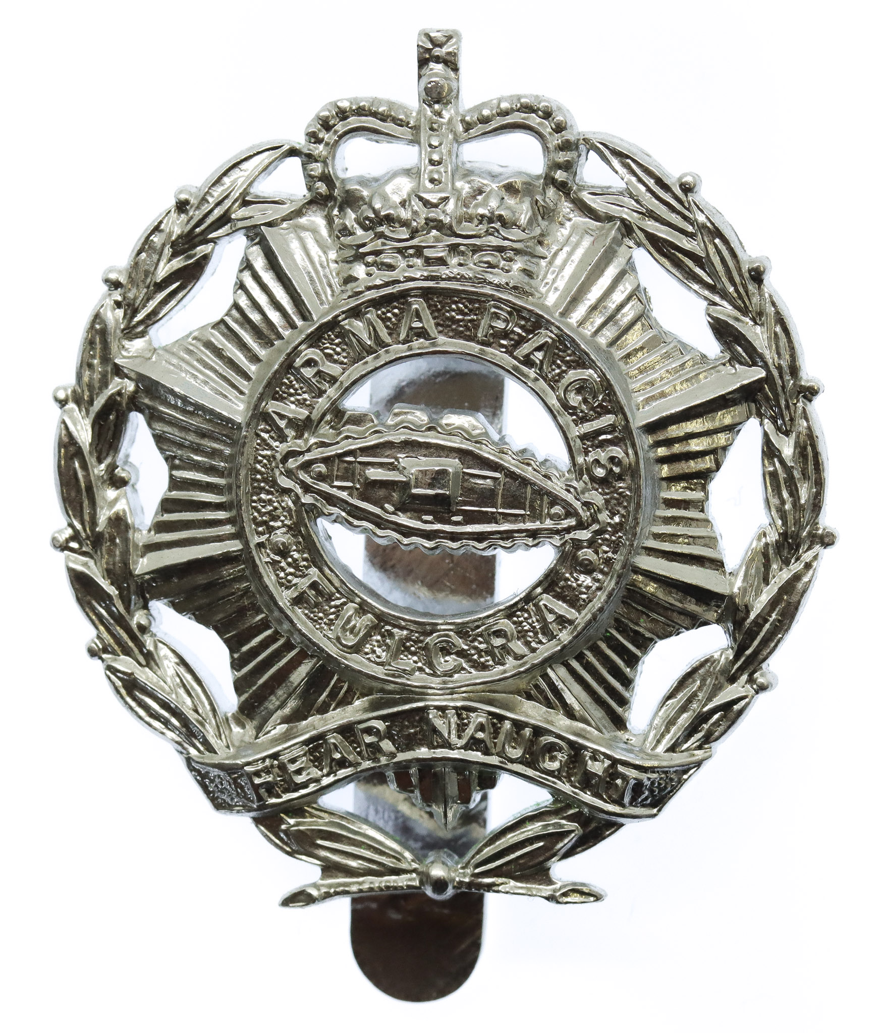 North Somerset & Bristol Yeomanry Anodised (Staybrite) Cap Badge