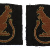 Pair of 7th Armoured Division Cloth Formation Signs