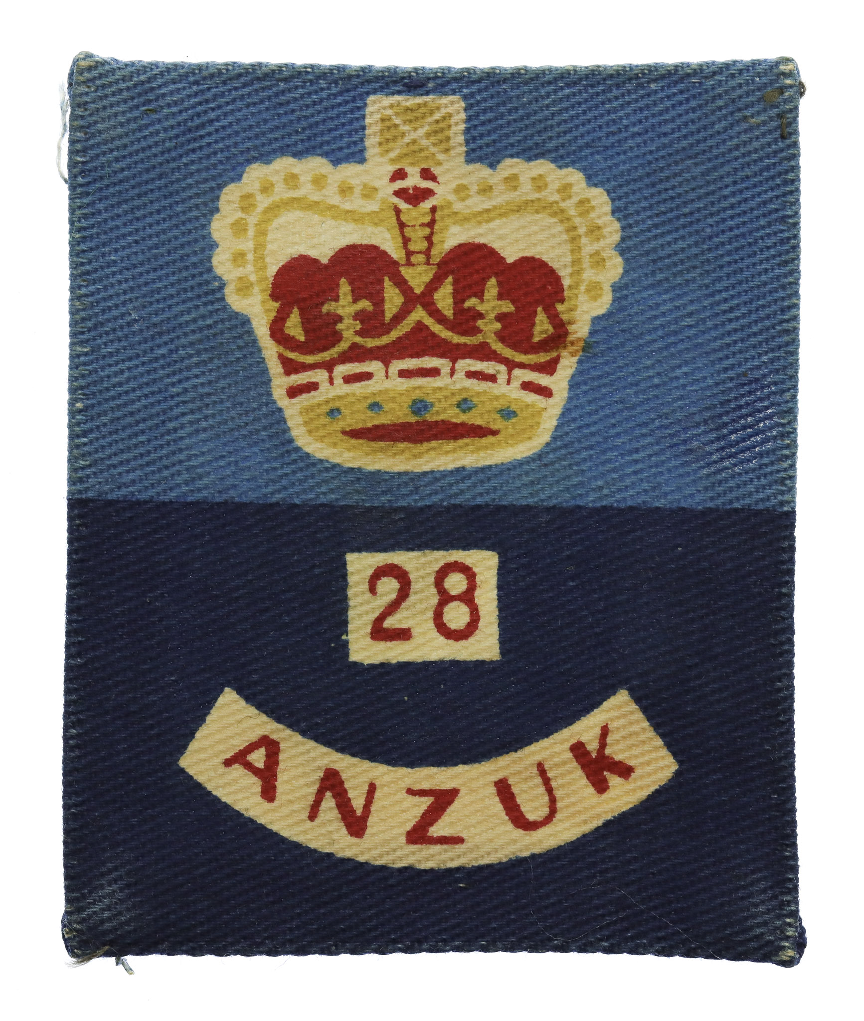 28th Commonwealth Brigade (ANZUK) Printed Formation Sign (3rd Pattern)