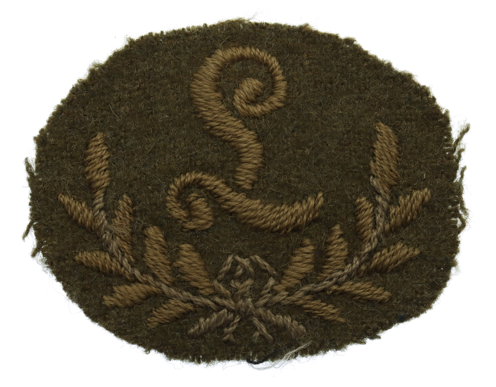 British Army Gun Layer (L) Cloth Proficiency Arm Badge