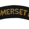 Somerset Light Infantry (SOMERSET L.I.) Cloth Shoulder Title