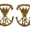 Pair of Somerset Light Infantry Collar Badges