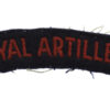 Royal Artillery (ROYAL ARTILLERY) Cloth Shoulder Title