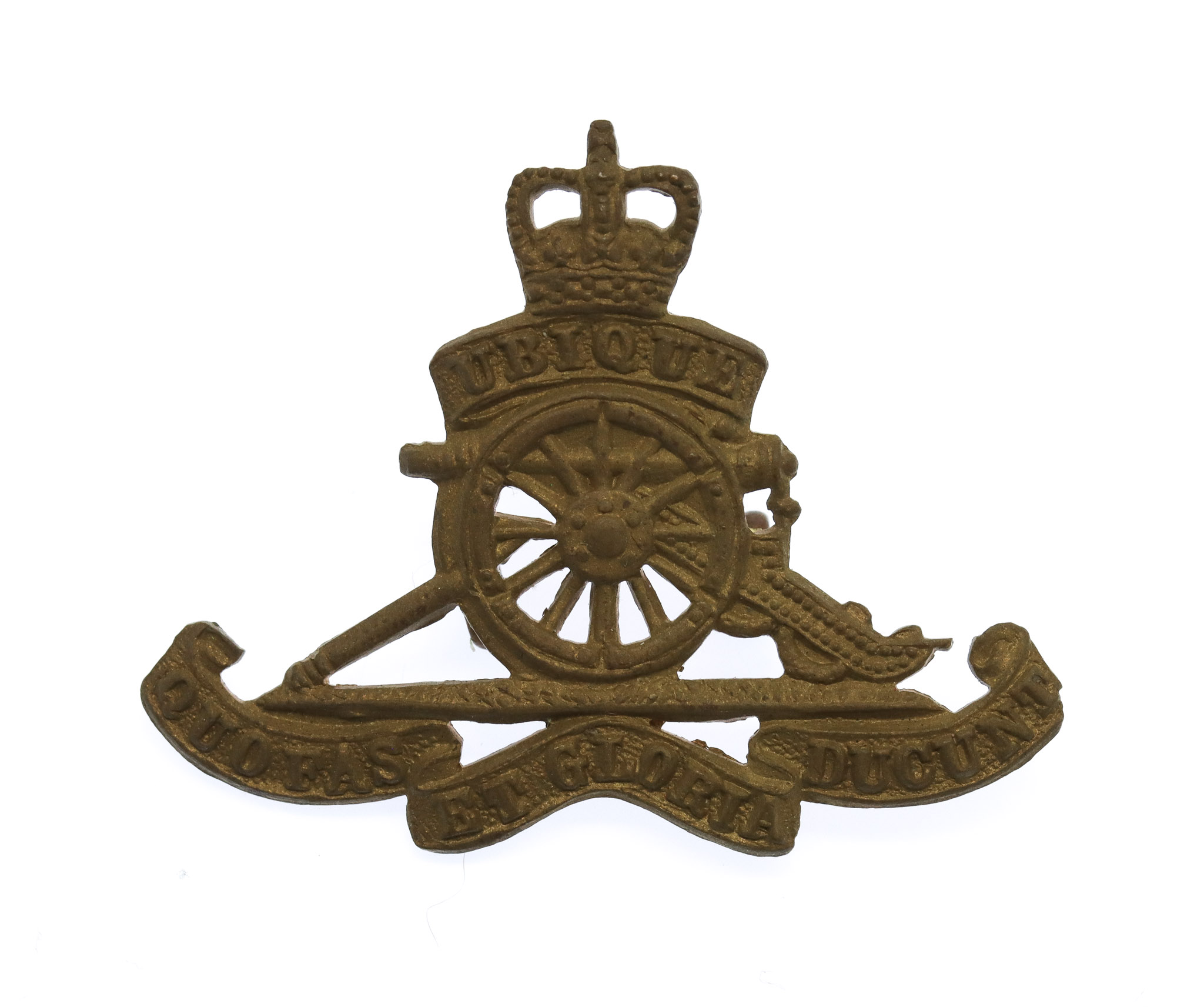 Royal Artillery Beret Badge - Queen's Crown