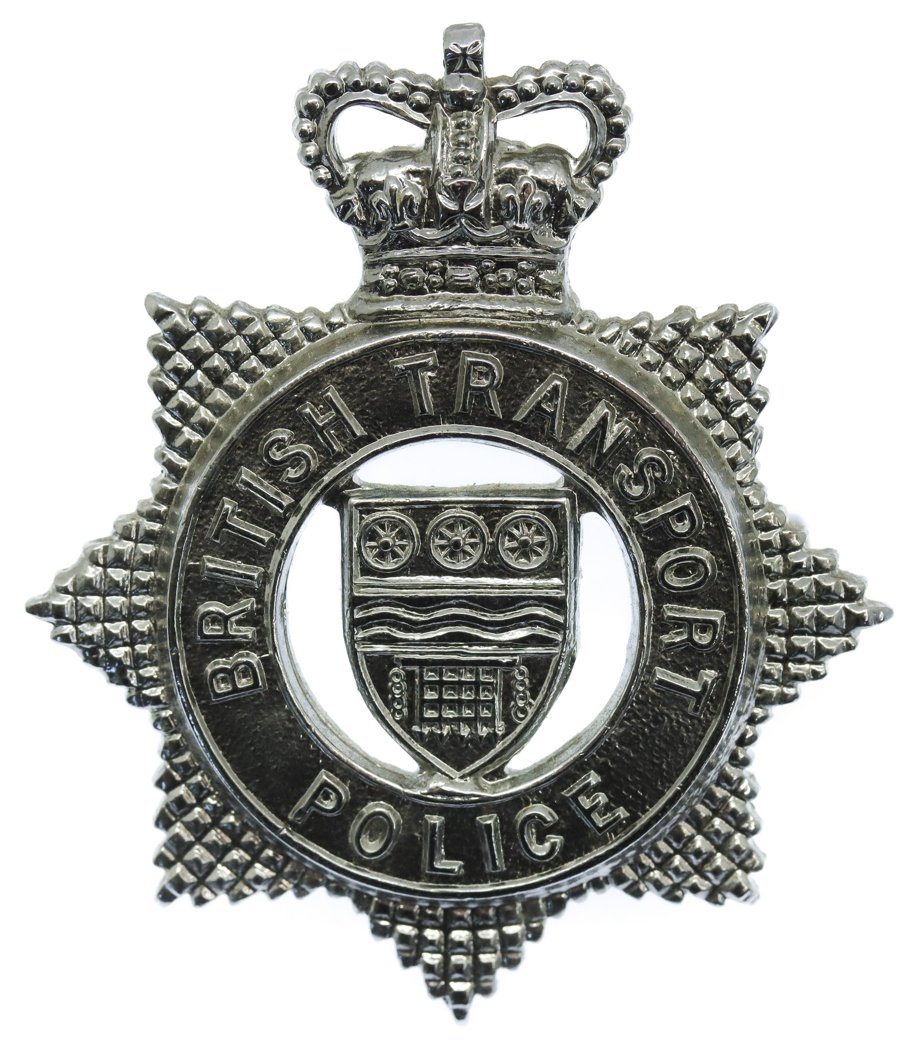 British Transport Police (B.T.P) Cap Badge - Queen's Crown